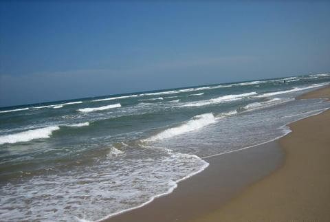 Silver Beach Cuddalore sunset view